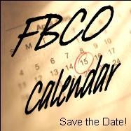 View the FBCO Calendar!